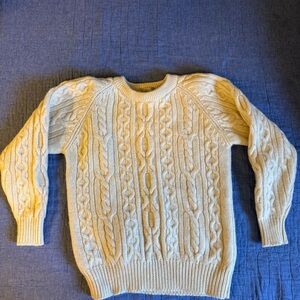 Classic Cream Cable Knit Sweater Rory Gilmore sweater